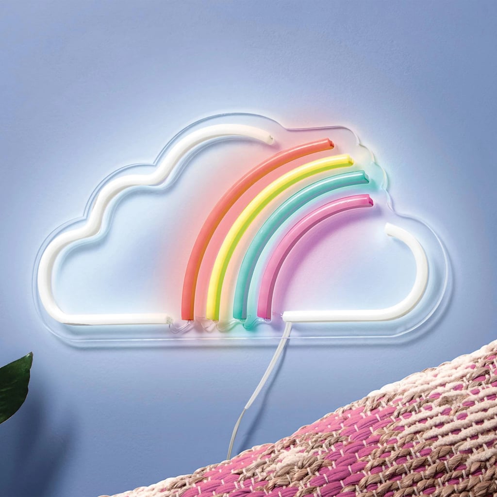 Rainbow LED Wall Light | Best Spring Home Decor From Target | POPSUGAR ...