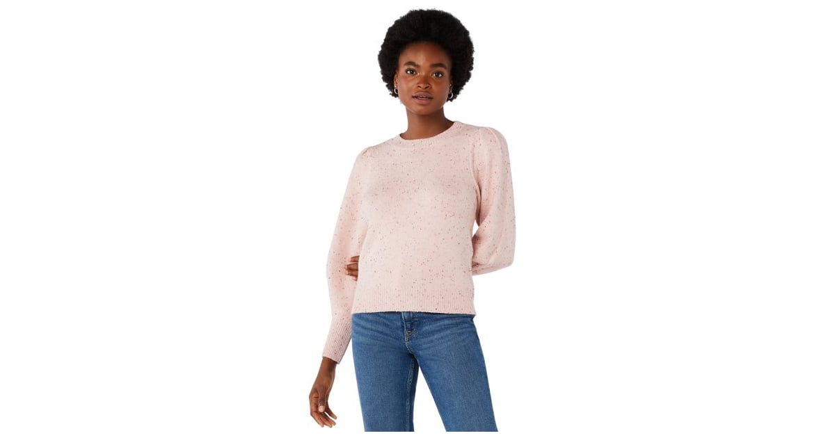 Puff Shoulder Sweater 