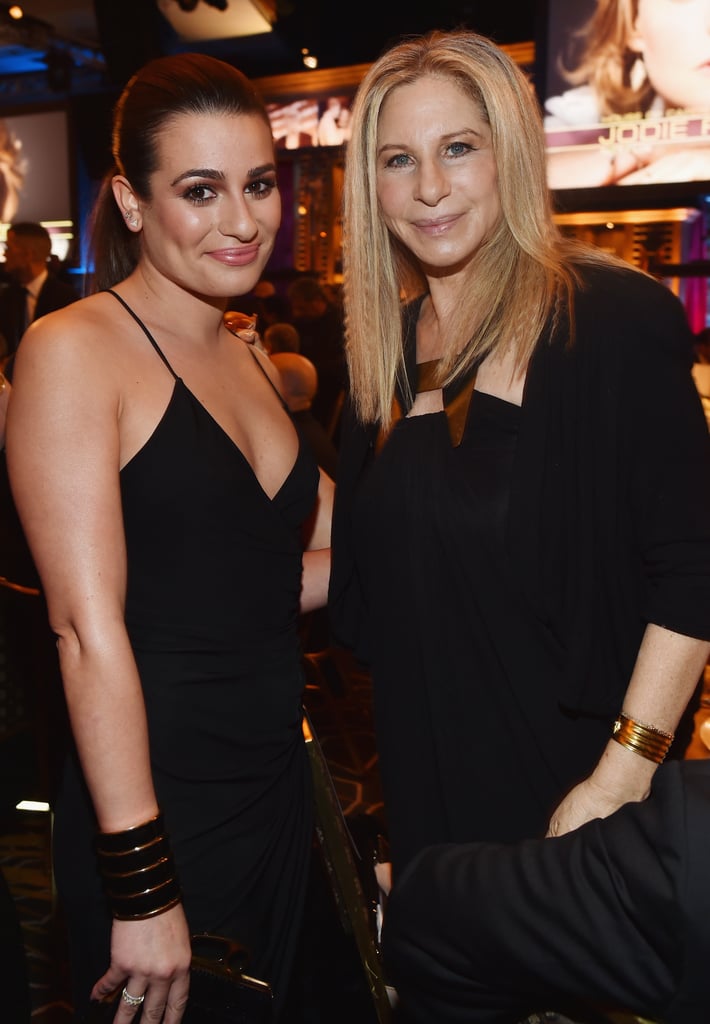 Lea Michele shared a special moment with Barbra Streisand at the Directors Guild of America Awards in LA on Saturday.