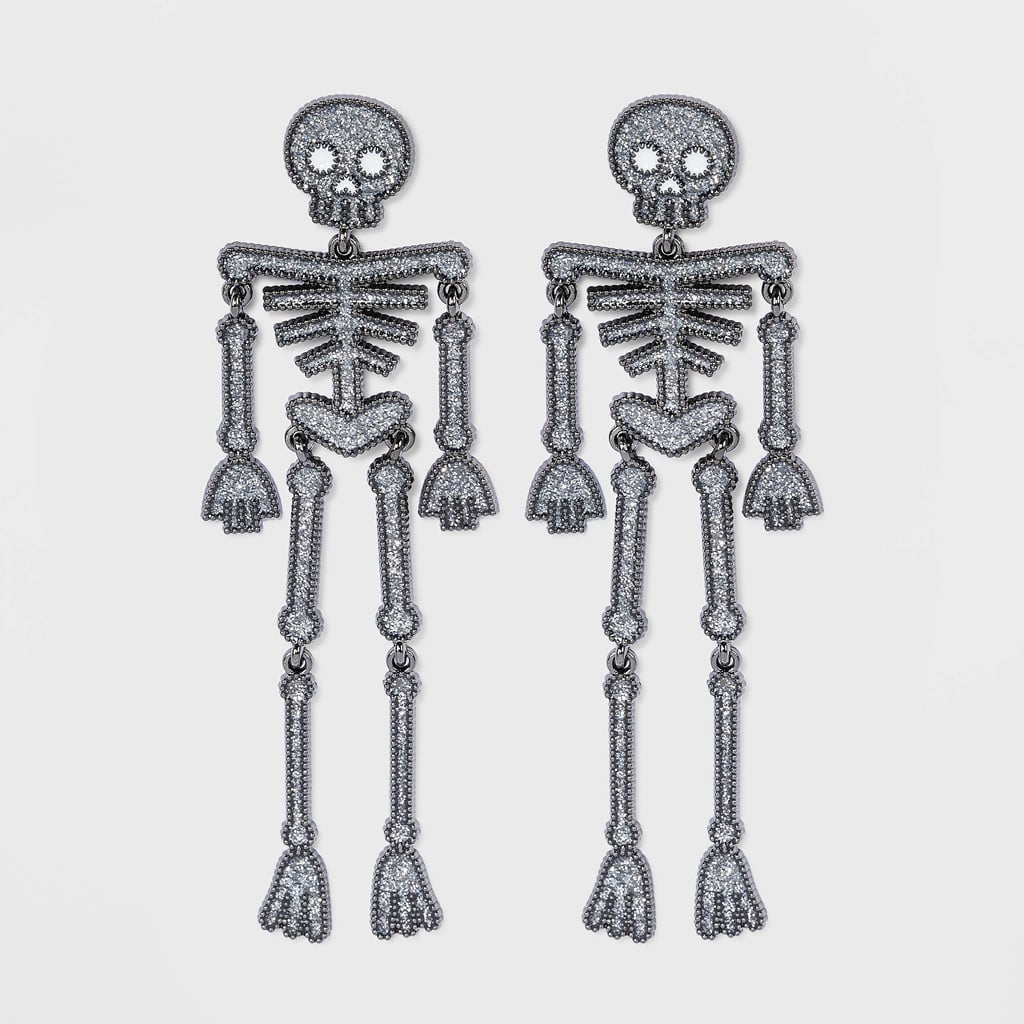 A Spooky Drop: Sugarfix by BaubleBar Skeleton Drop Earrings