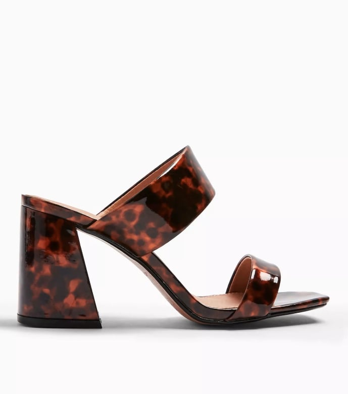 Topshop Selina Tortoiseshell Heel Sandals