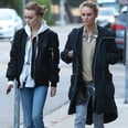 Vanessa Paradis Does Some Shopping With Her Look-Alike Daughter, Lily-Rose Depp