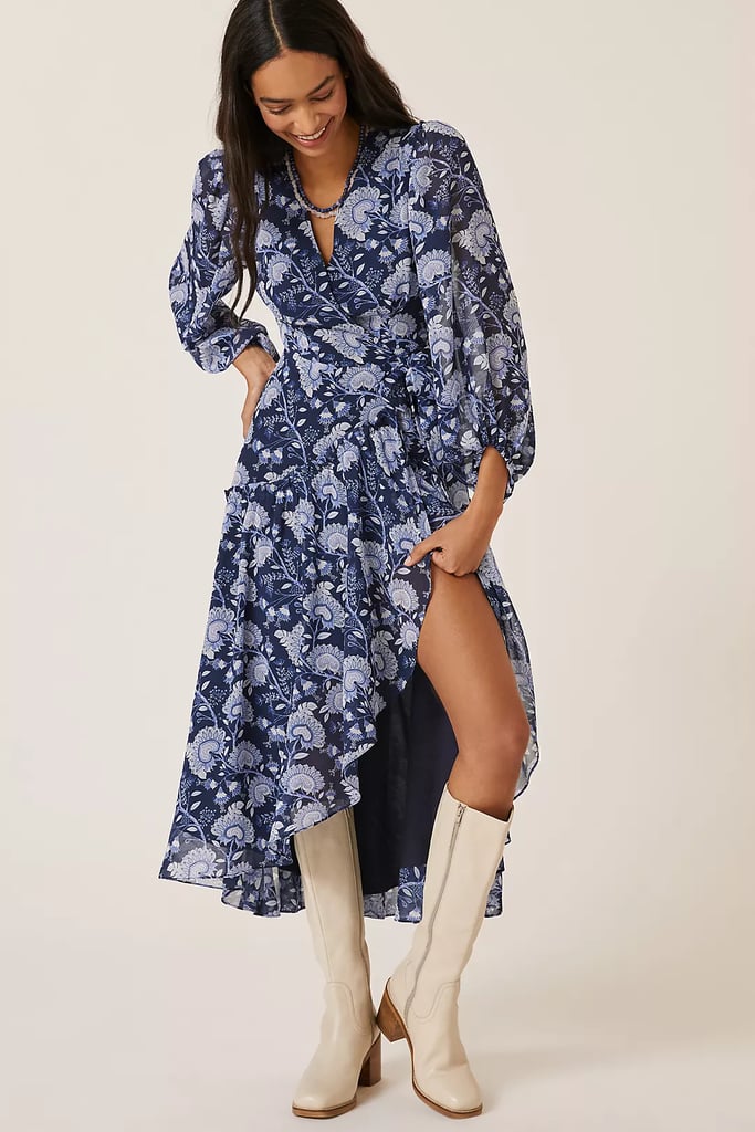 Beyond Flattering: Hutch Geo Wrap Maxi Dress
