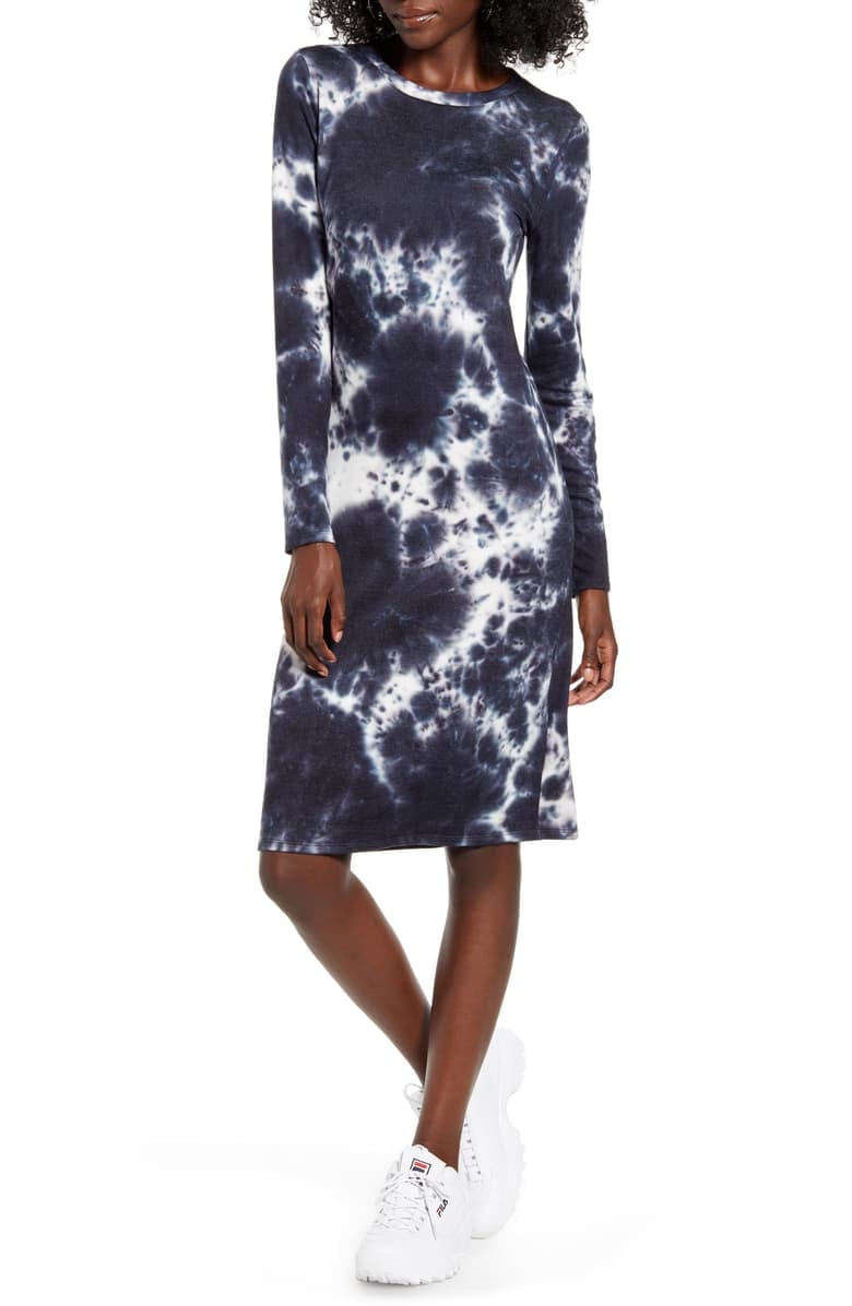 One Clothing Long Sleeve Midi T Shirt Dress 50 Popular Dresses