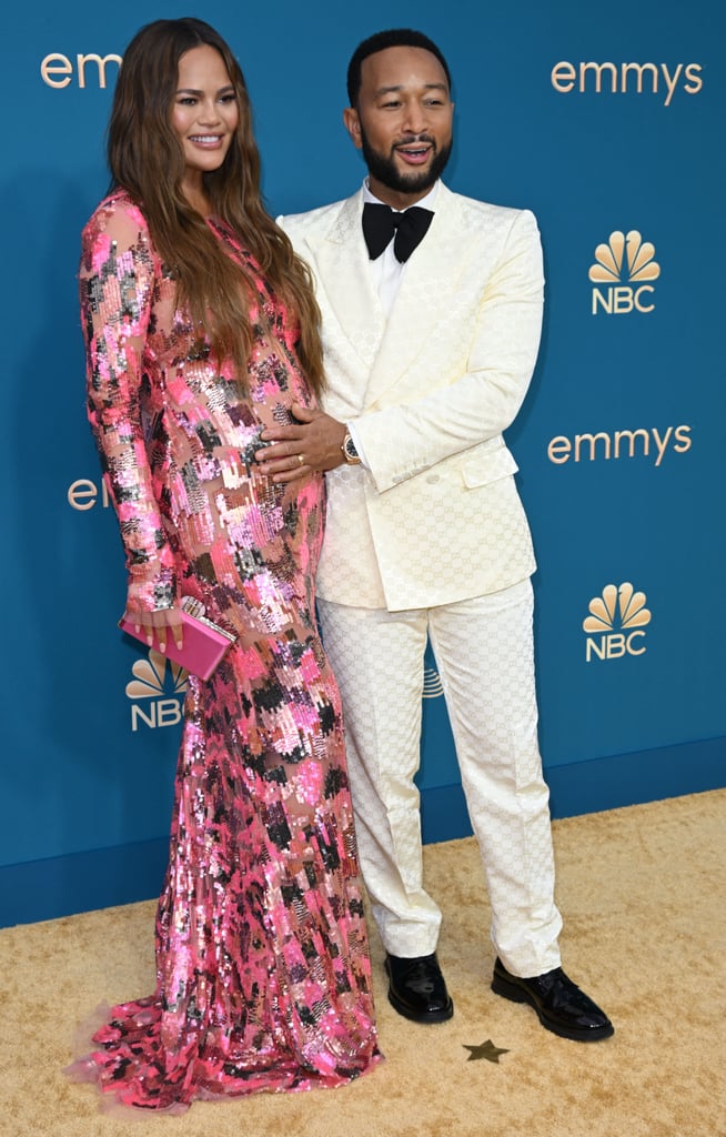 Chrissy Teigen and John Legend at the 2022 Emmys