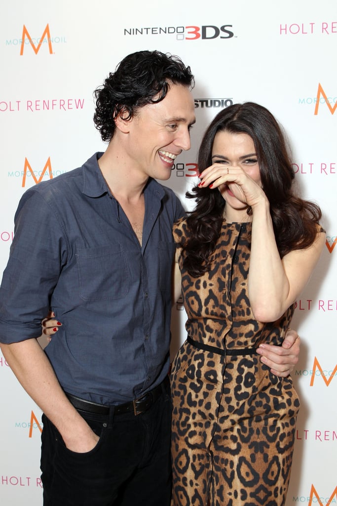 Tom made Rachel Weisz laugh.