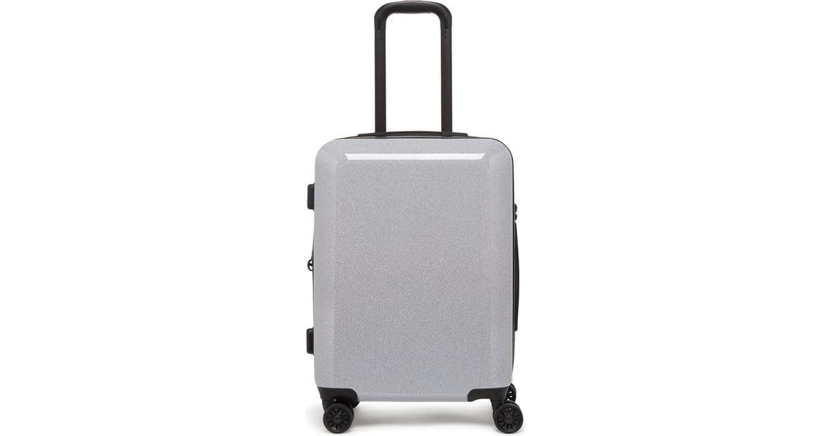 glitter carry on luggage