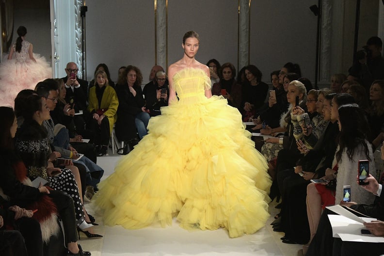 Belle's Ballgown From Beauty and the Beast Appeared on the Giambattista Valli Runway