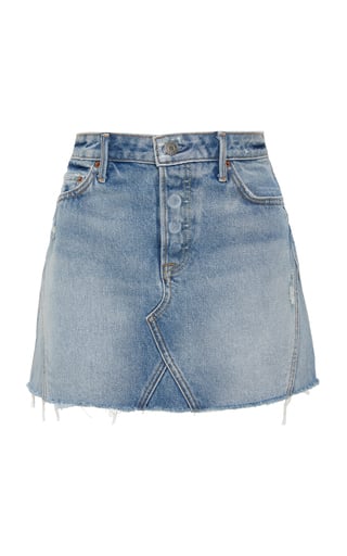 Grlfrnd Denim Eva Denim Mini Skirt