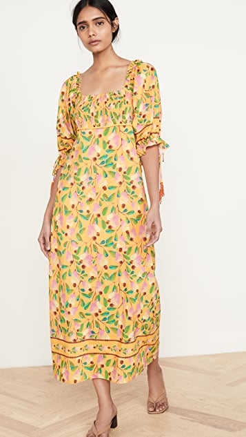 Farm Rio Mini Cashew Maxi Dress