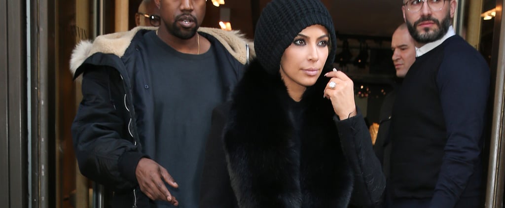 Kim Kardashian's Coat at Paris Fashion Week