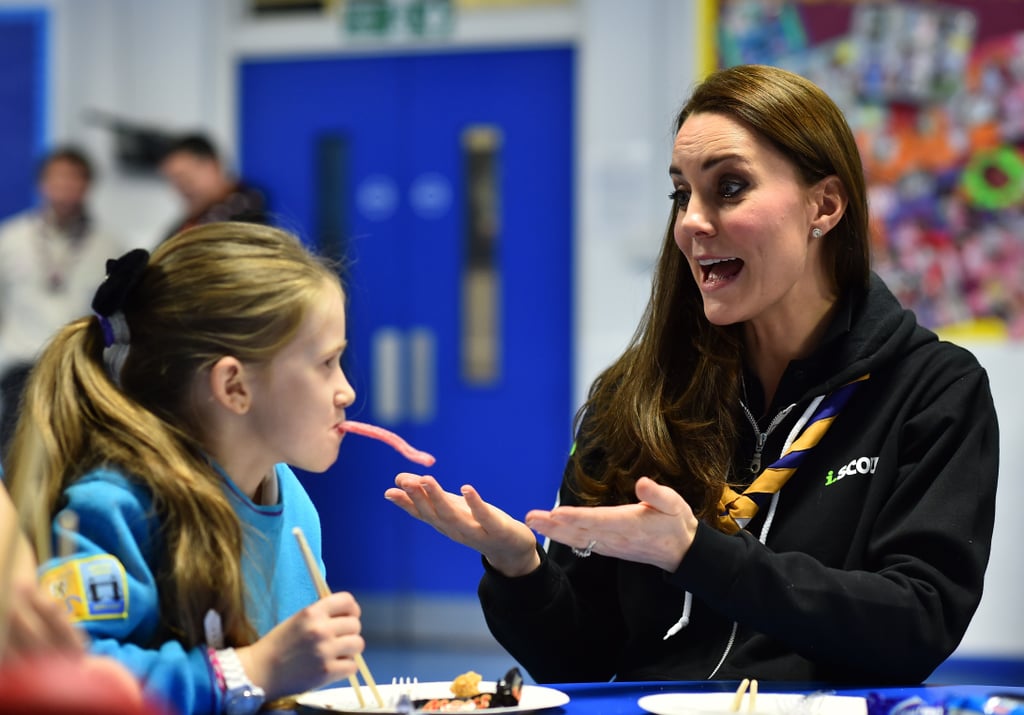 Kate Middleton Visits 23rd Poplar Beaver Scout Colony
