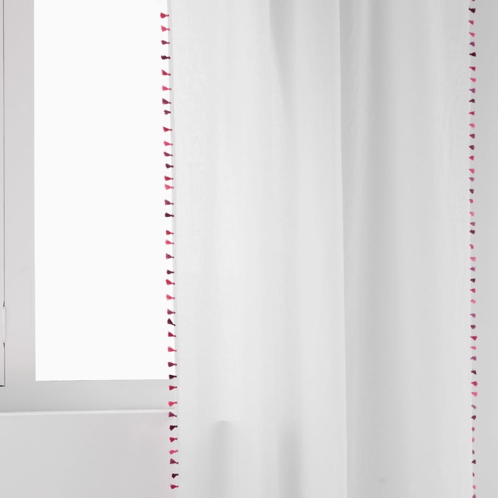 Pompom Washed Linen Curtain (90) Zara Home Fall Decor 2016