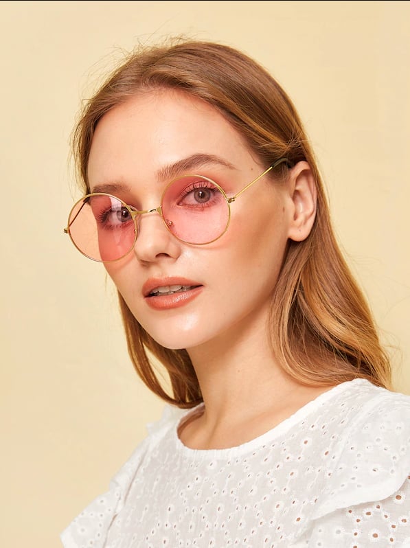 SheIn Round Frame Tinted Sunglasses