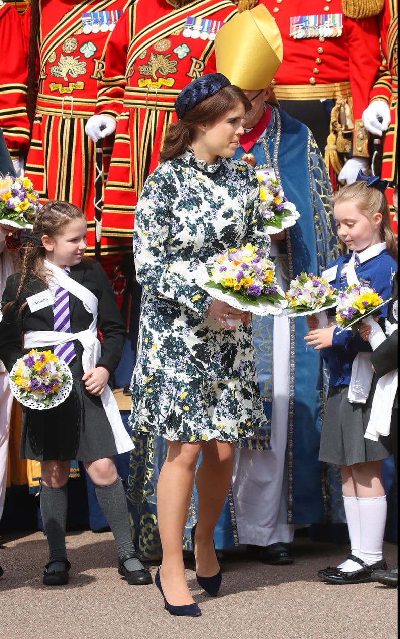Princess Eugenie at the Royal Maundy Service in 2019