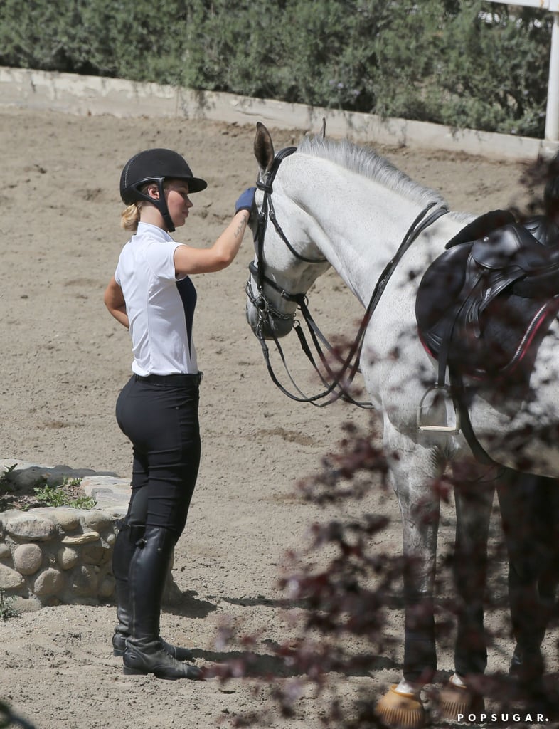 Iggy Azalea Riding Horses in LA March 2016