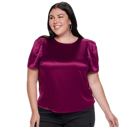 Apt. 9 Plus Size Puff Sleeve Top