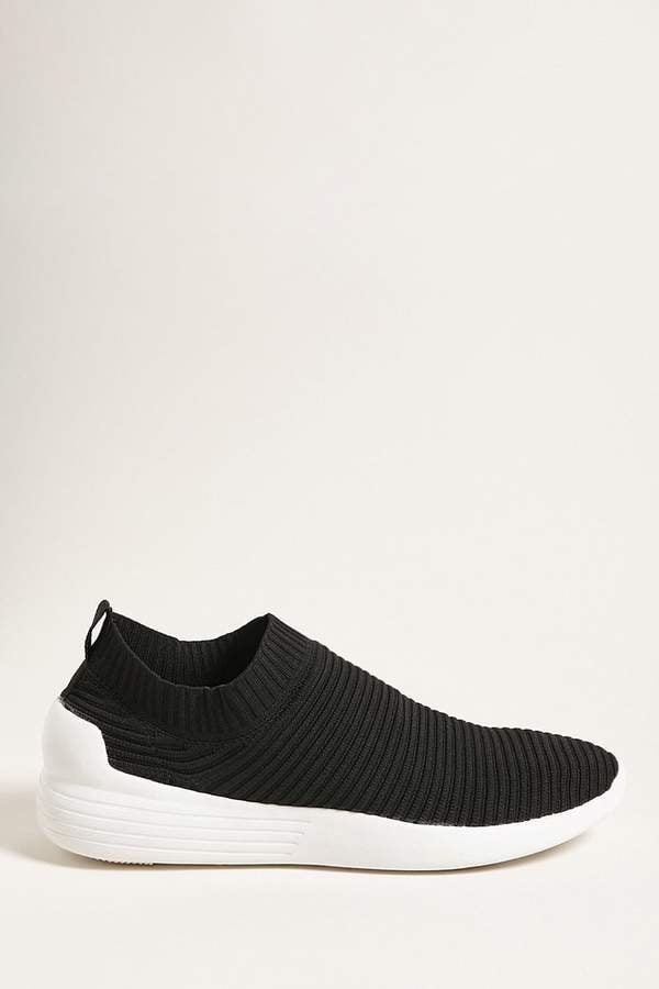 Forever 21 Ribbed Knit Sneakers