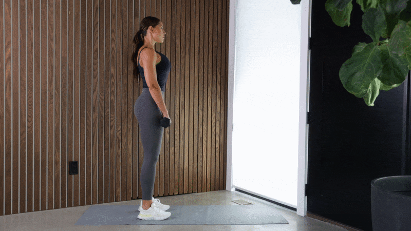 Circuit Exercise 1: Dumbbell Romanian Deadlift