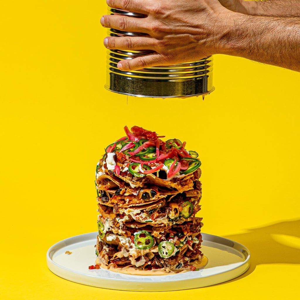 Flavor Town Nachos: Guy's BBQ Trash Can Nachos + Caliente Margaritas by Guy Fieri