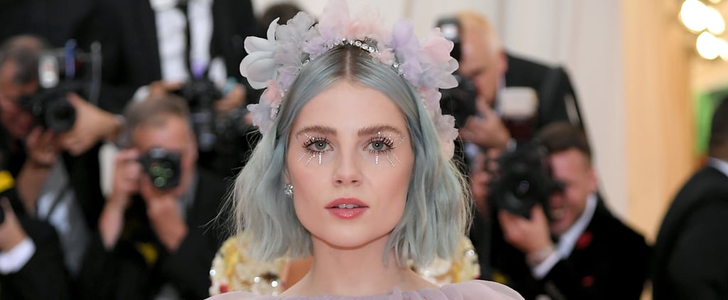 Lucy Boynton's Blue Hair at the 2019 Met Gala