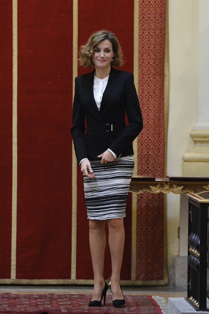 Queen Letizia Wears the Ultimate Office Holiday Party Outfit