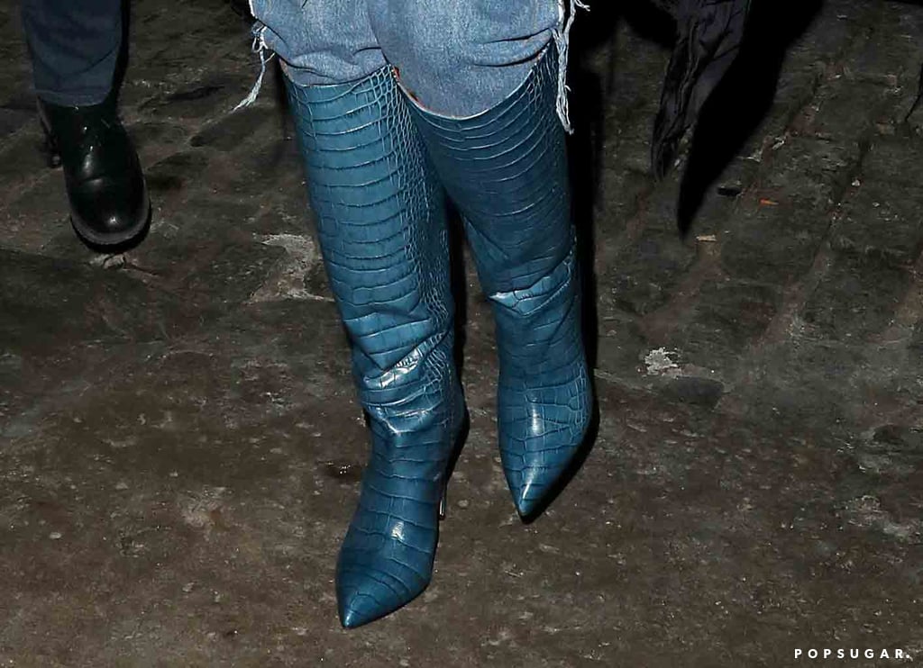 Kendall Jenner's Animal-Print Boots