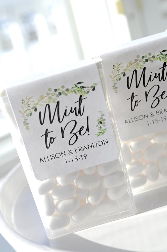 Mint to Be Tic Tac Labels