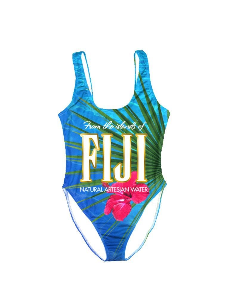 Oh, and There's Also a Fiji Water One-Piece, For Anyone Who Prefers Fancy H2O