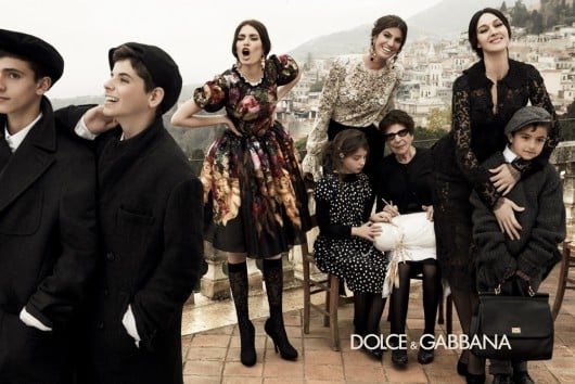 Dolce & Gabbana Fall 2012 Ad Campaign Dolce & Gabbana Fall 2012 Ad Campaign