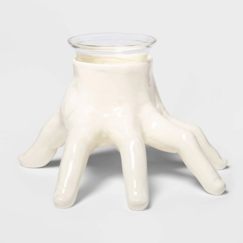 White Halloween Votive Short Candle Holder