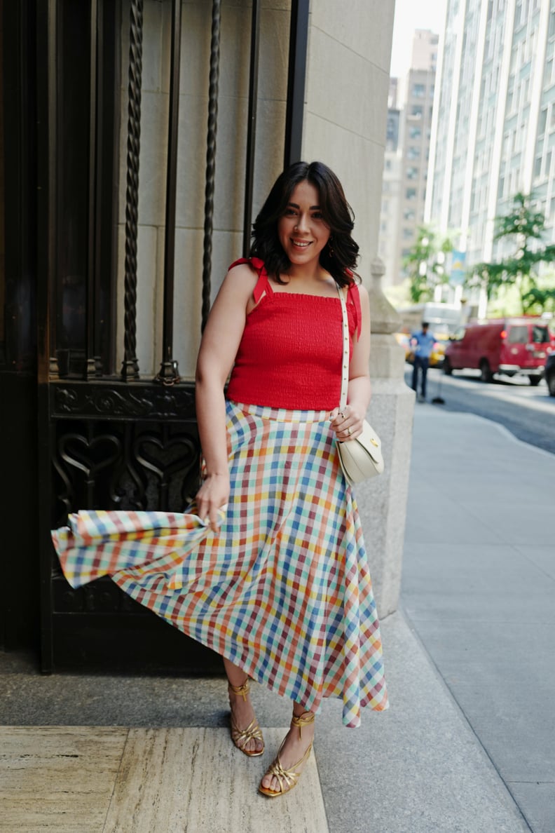 Show Off Your Curves In: A Cute Top and Playful Skirt