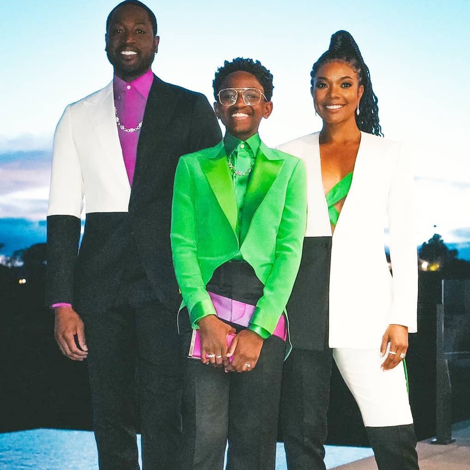 Gabrielle Union Dwyane Wade Zaya Wade Truth Awards Outfits Popsugar Fashion