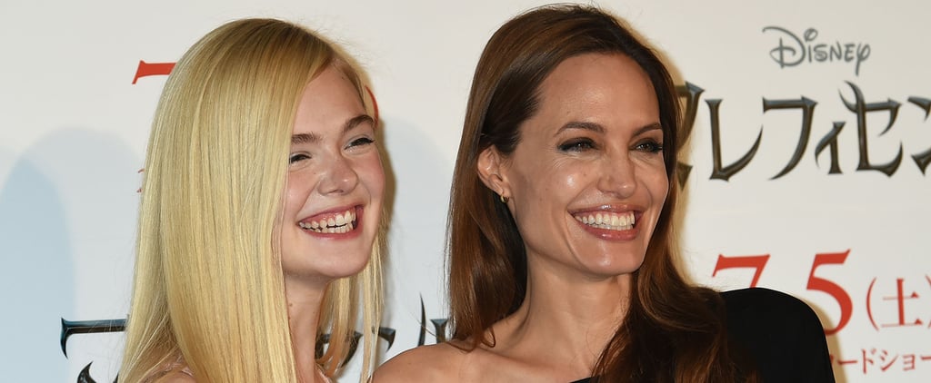 Angelina Jolie and Elle Fanning Doing Tokyo Press