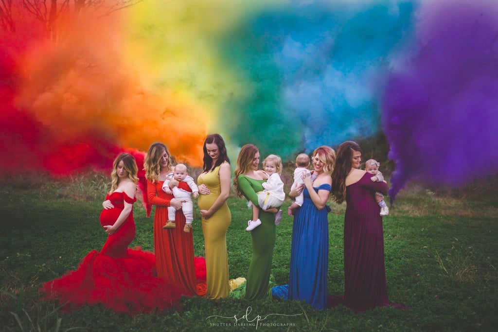 Moms Gathered For a Rainbow Baby Photo Tribute