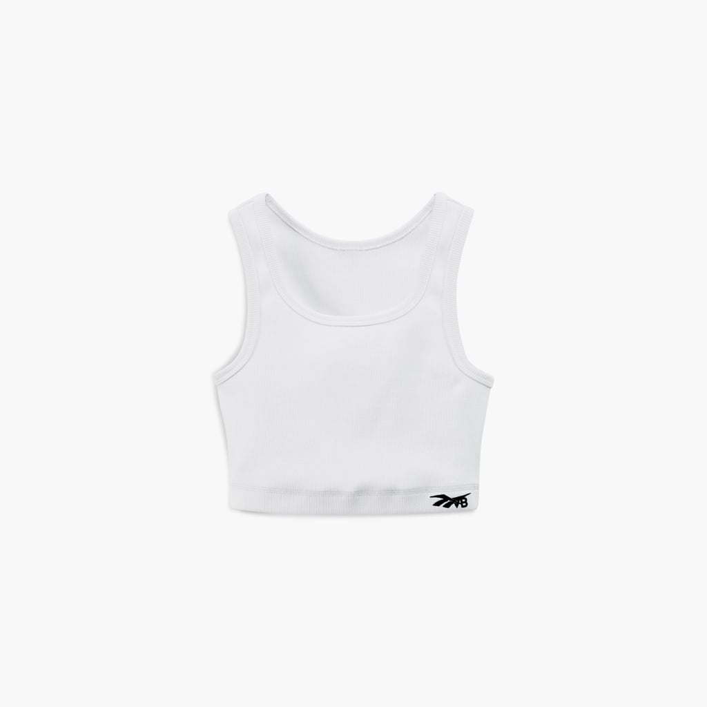 Reebok Victoria Beckham Rib Crop Top in White ($60)