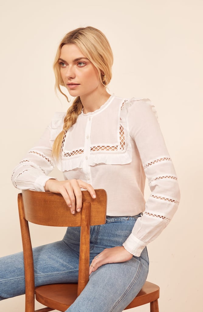 Reformation Rosey Blouse