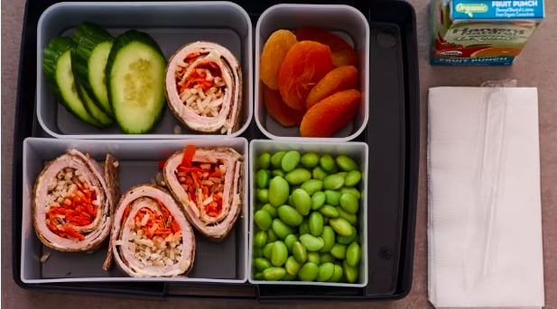 Turkey and Carrot "Sushi"