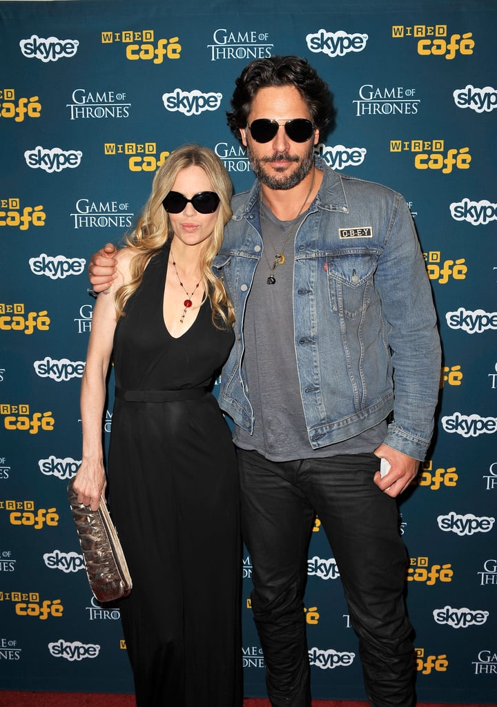 True Blood's Kristin Bauer and Joe Manganiello kept their shades on for an event in 2012.