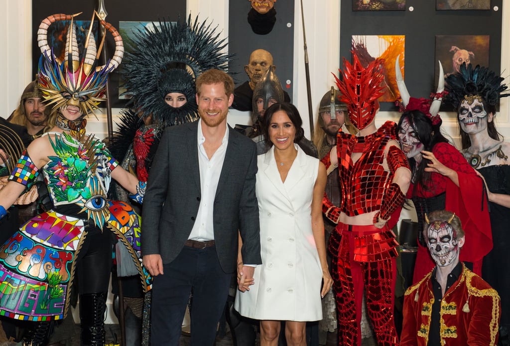 Meghan Markle's Maggie Marilyn Tuxedo Dress October 2018