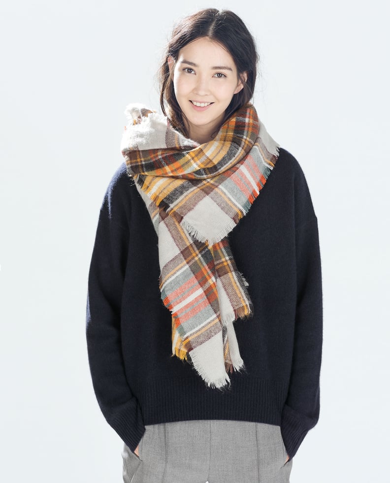 Zara Plaid Scarf