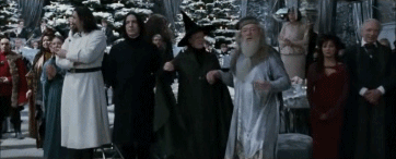 When she stood firmly behind her headmaster and friend.