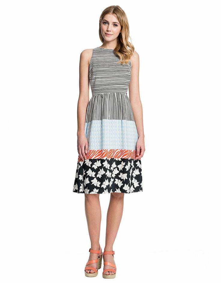 Cece by Cynthia Steffe Mixed Print Dress ($158)