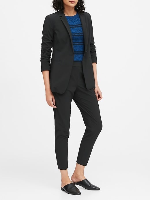 Banana Republic Long & Lean-Fit Performance-Stretch Blazer
