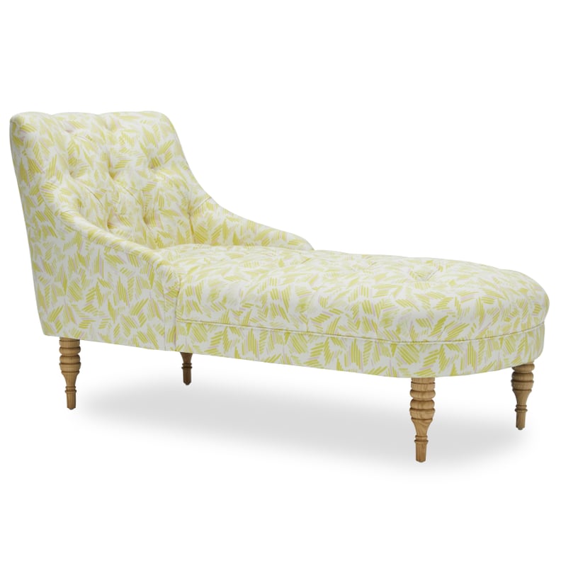 Drew Barrymore Flower Home Watercolor Geo Tufted Chaise Lounge