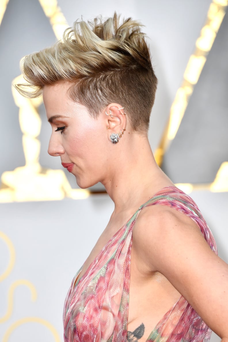 Scarlett Johansson at the 2017 Oscars