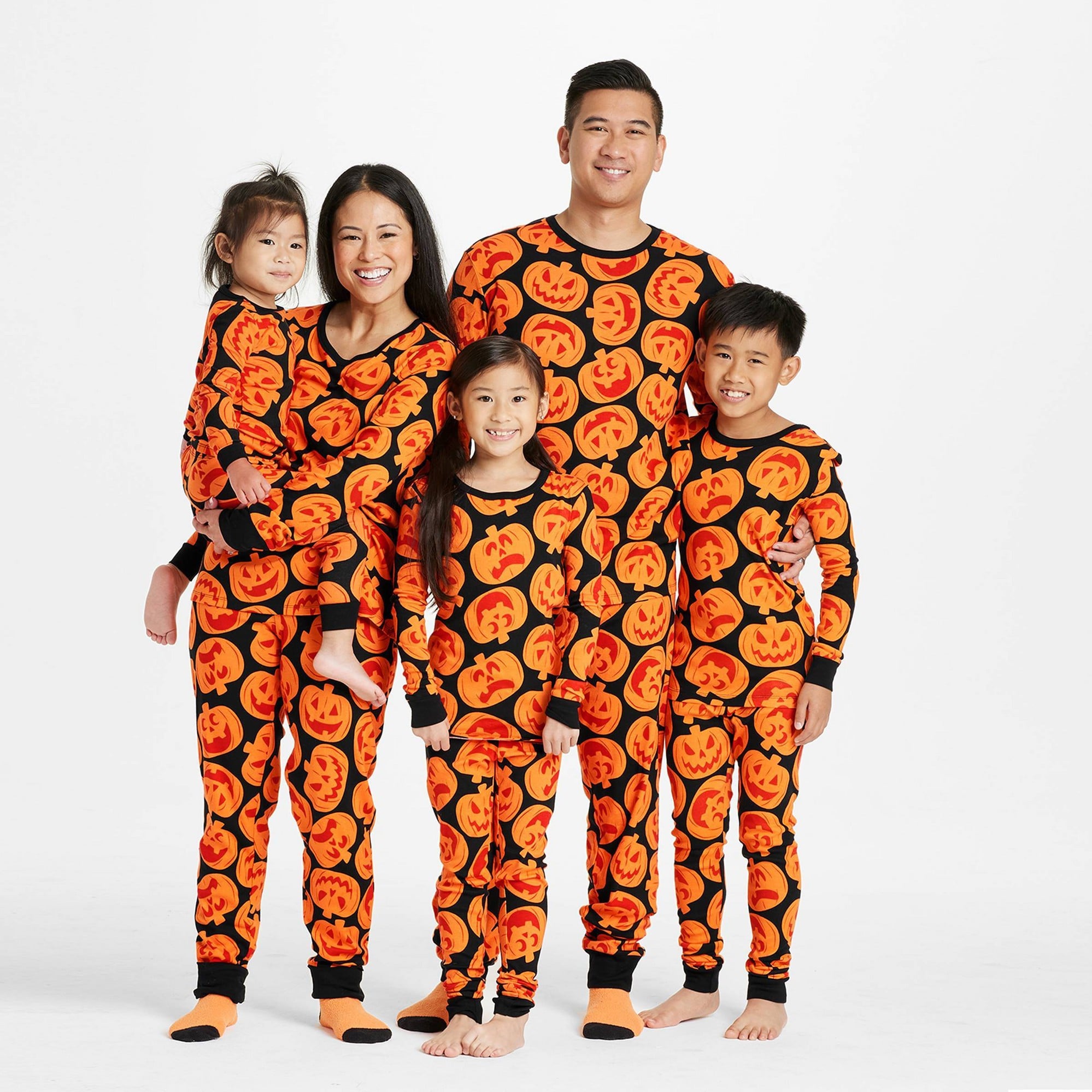 Spooky Halloween Pumpkins Print Loungewear Pyjama Bottoms Pants Fancy Dress  