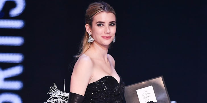 Speak Now or Forever Hold Your Peace About Emma Roberts’s Whimsical Black Tulle Gown