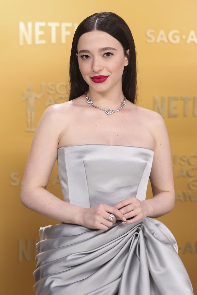 Mikey Madison's Red Lip at the 2025 SAG Awards