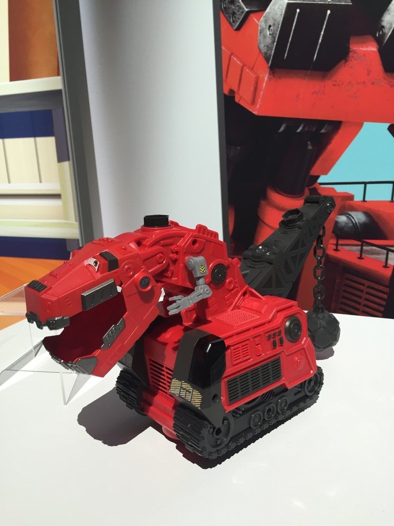 This supercool DinoTrux RC communicates with its remote control — named Rev It — to play hide-and-seek (your child can place Rev It up to eight feet away to be found), have dance parties, or to follow the leader (your child can walk around with Rev It and the DinoTrux will follow both of them!).